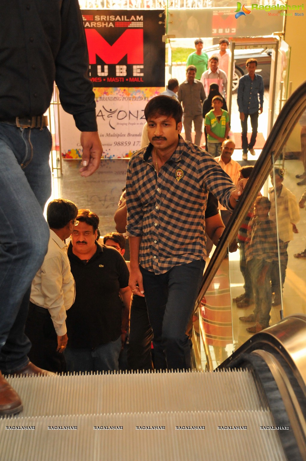 Gopichand at Asian Cinemas, Hyderabad