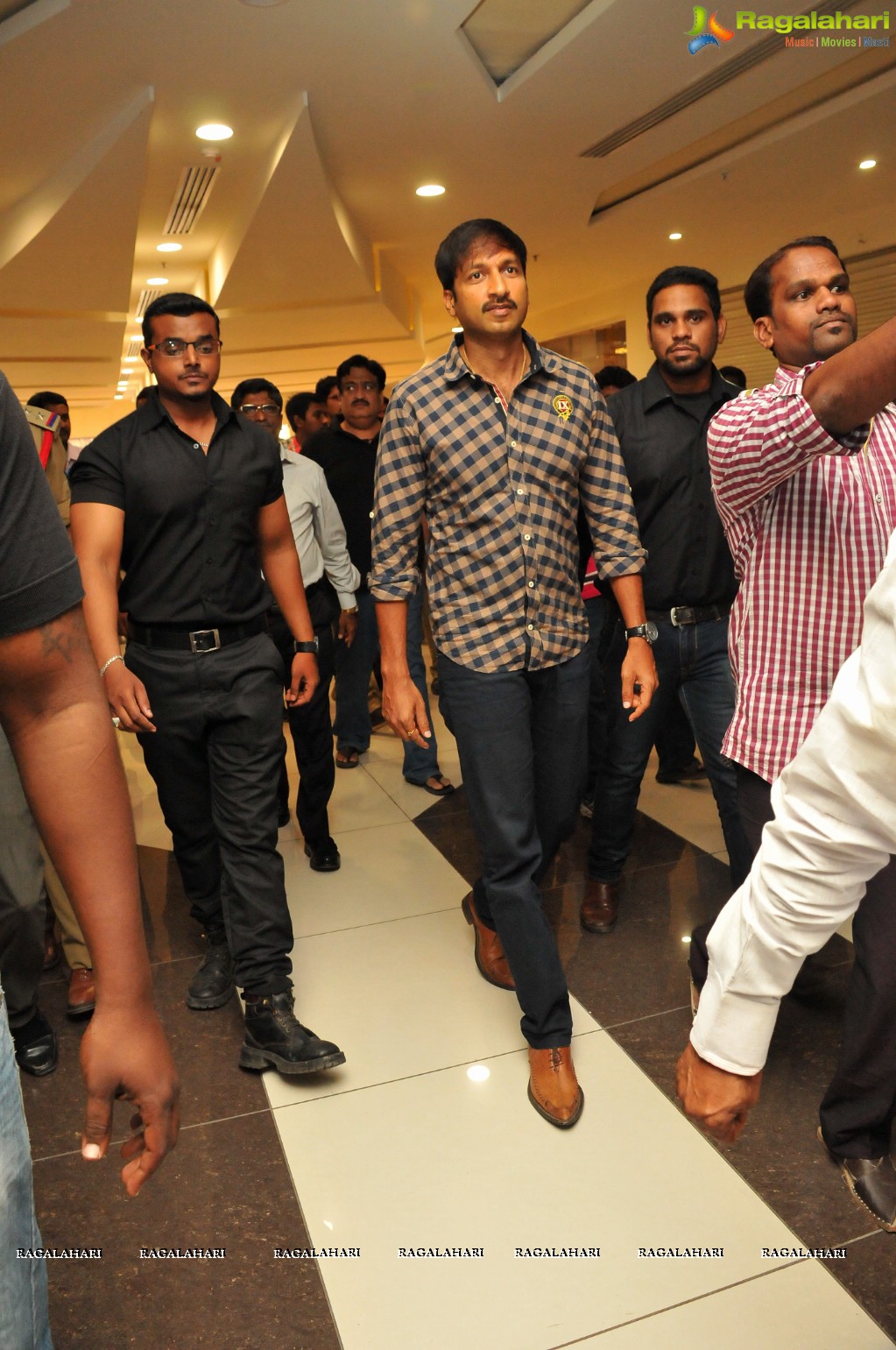 Gopichand at Asian Cinemas, Hyderabad