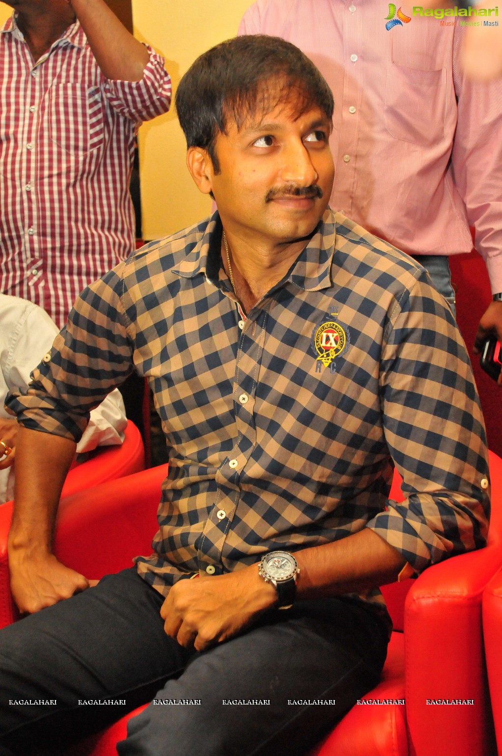 Gopichand at Asian Cinemas, Hyderabad