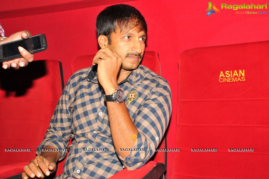 Gopichand at Asian Cinemas, Hyderabad