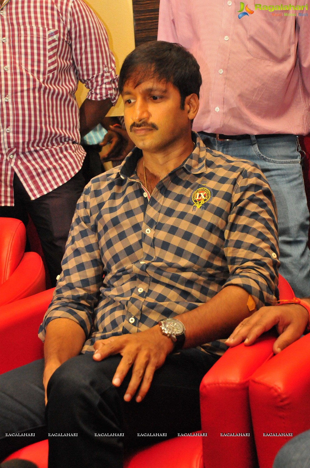 Gopichand at Asian Cinemas, Hyderabad