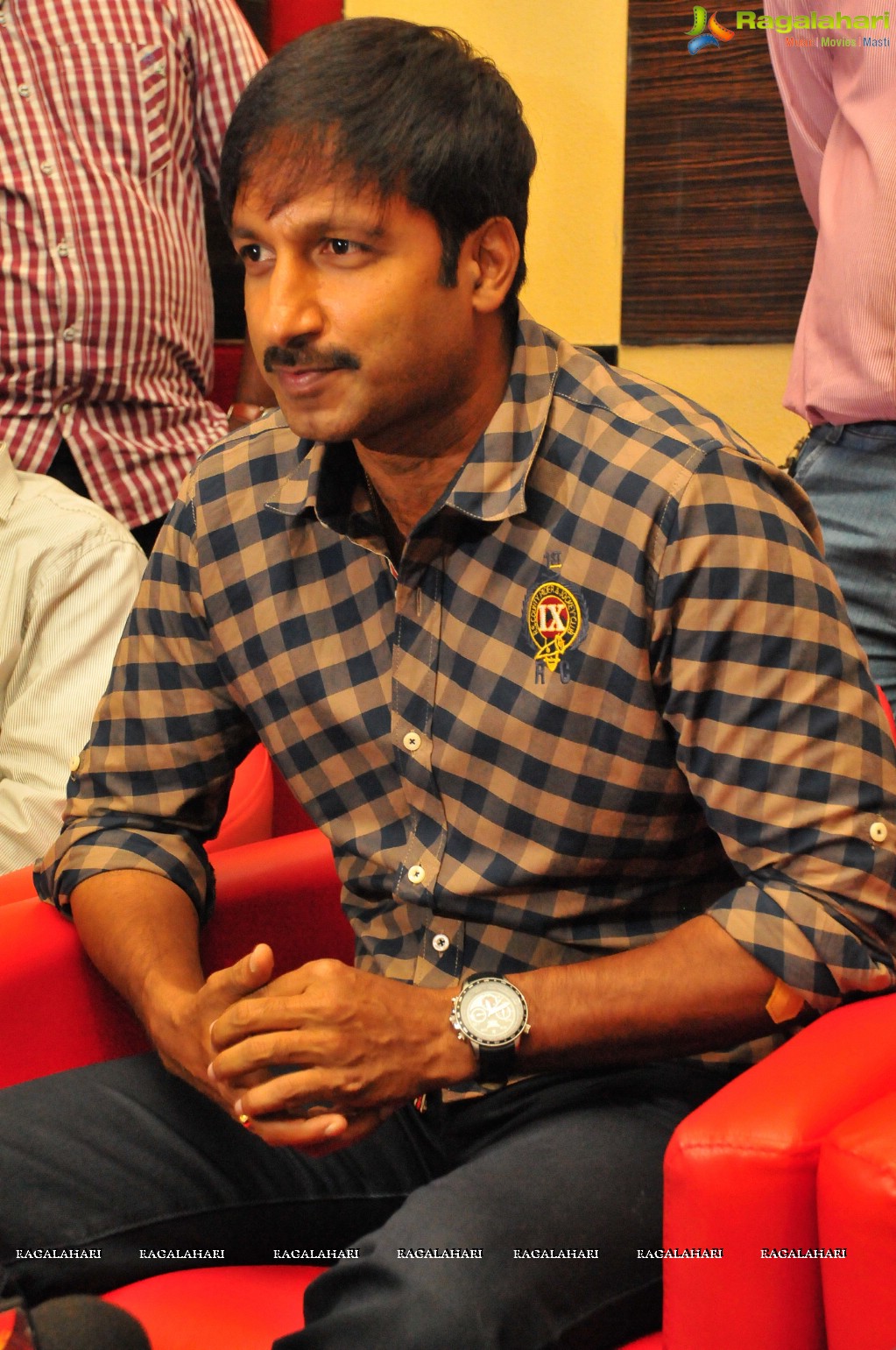 Gopichand at Asian Cinemas, Hyderabad