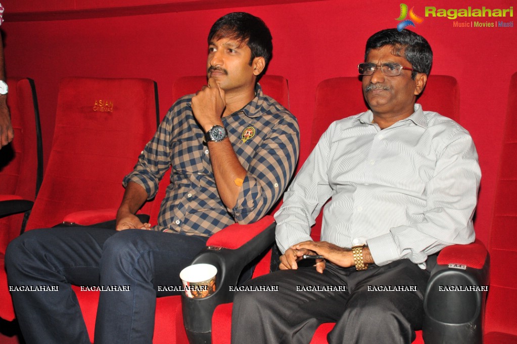 Gopichand at Asian Cinemas, Hyderabad