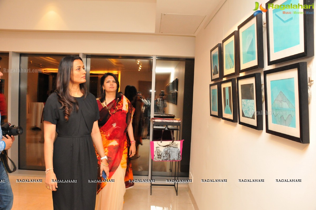 Sable and Azure - Hetal Chudasama Art Exhibition, Hyderabad