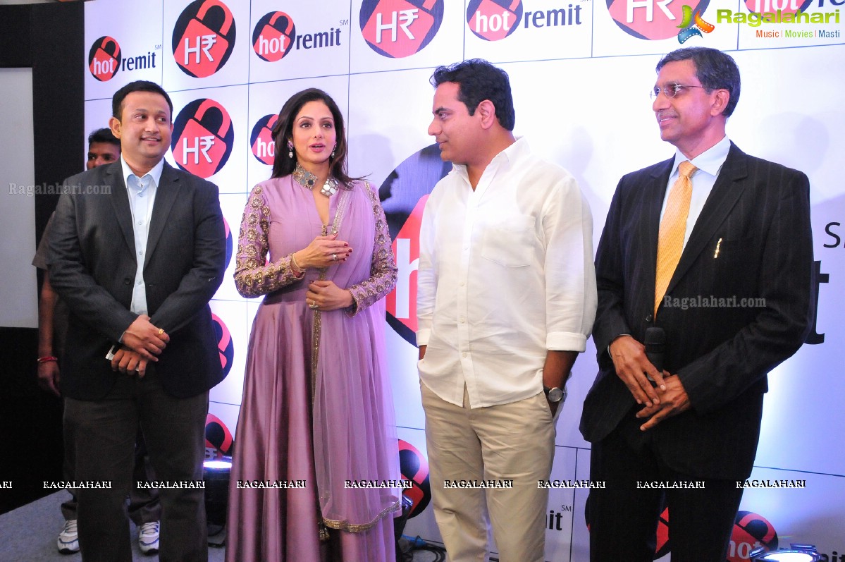 Sridevi Kapoor launches Hot Remit by Digit Secure in Hyderabad