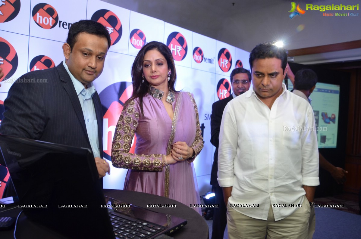 Sridevi Kapoor launches Hot Remit by Digit Secure in Hyderabad