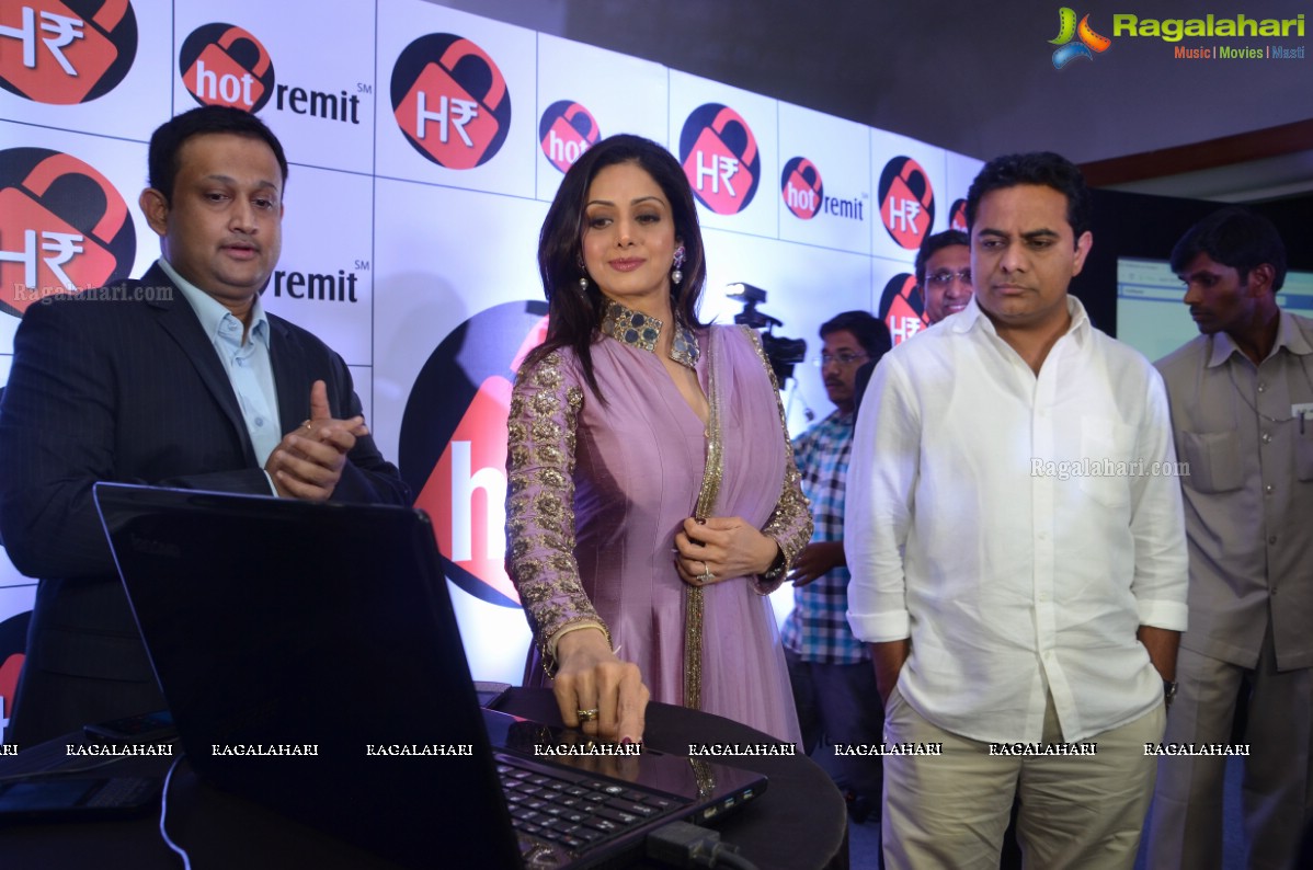 Sridevi Kapoor launches Hot Remit by Digit Secure in Hyderabad