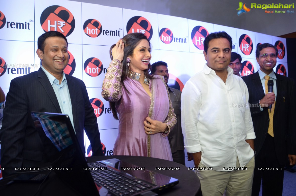 Sridevi Kapoor launches Hot Remit by Digit Secure in Hyderabad