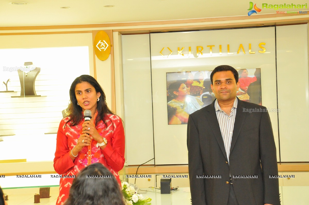 Kirtilals Fashion Show and Enlightening Session for YFLO, Hyderabad