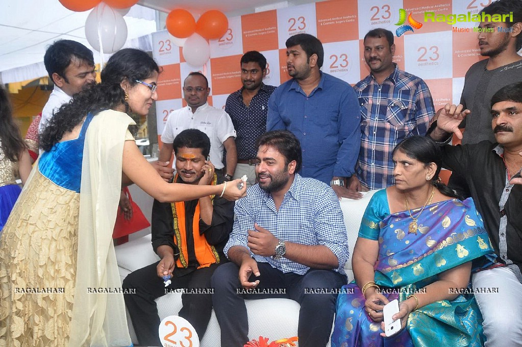 Nara Rohit Launches 23 Aesthetics Clinic, Hyderabad