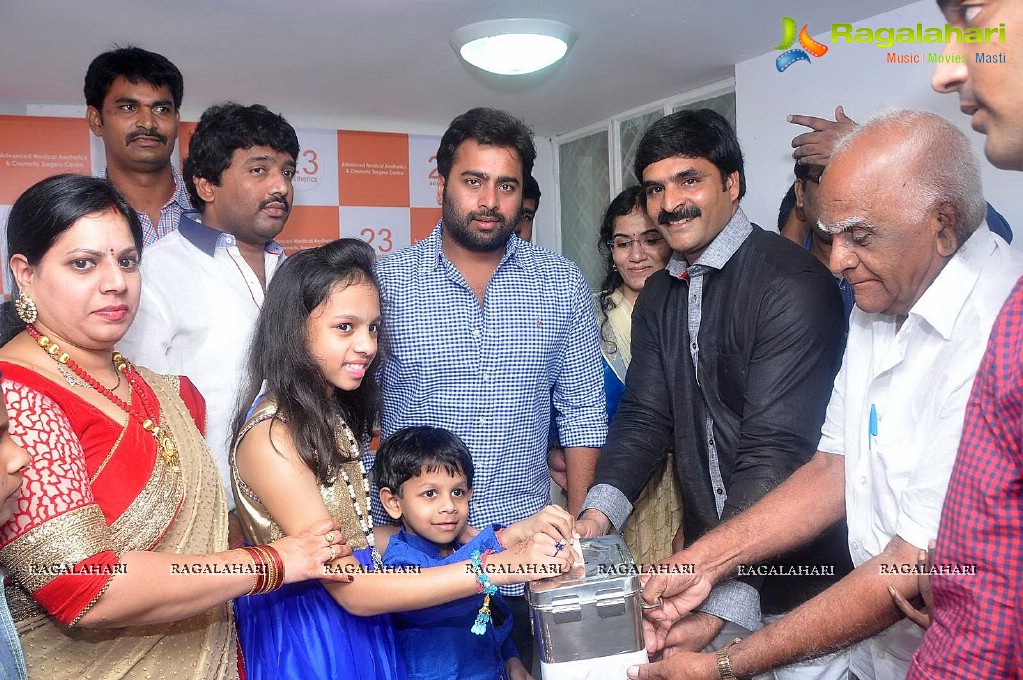 Nara Rohit Launches 23 Aesthetics Clinic, Hyderabad