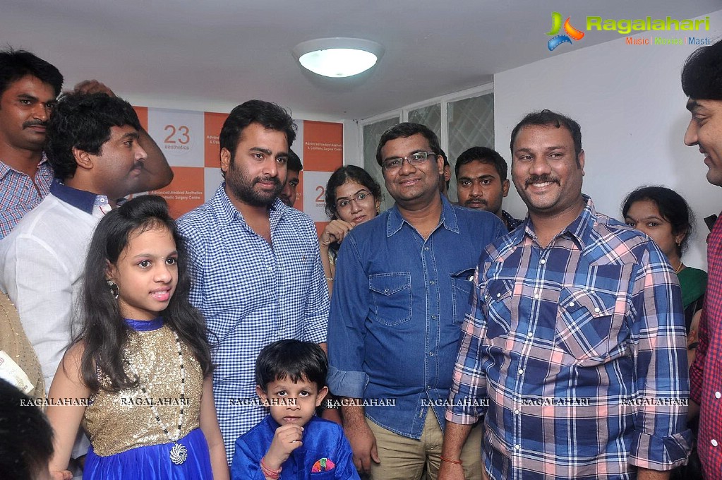 Nara Rohit Launches 23 Aesthetics Clinic, Hyderabad