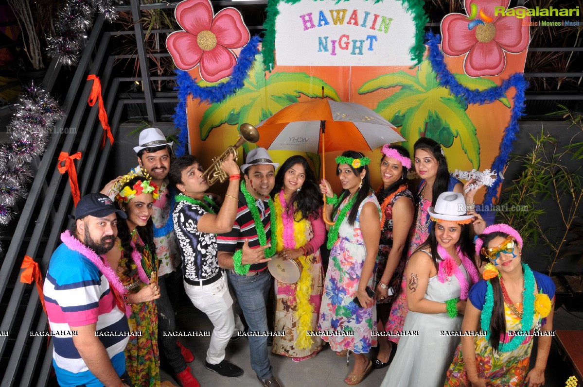 Partyholics Hawain Theme Get Together Party 2014