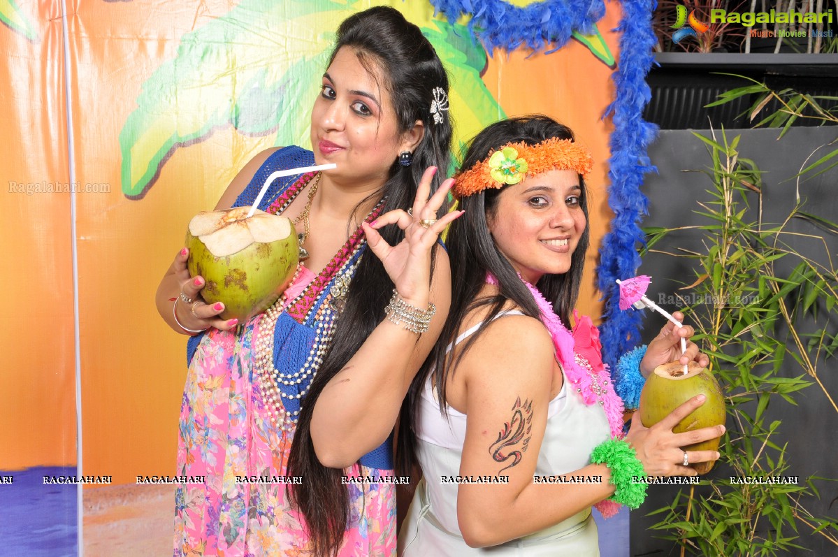 Partyholics Hawain Theme Get Together Party 2014