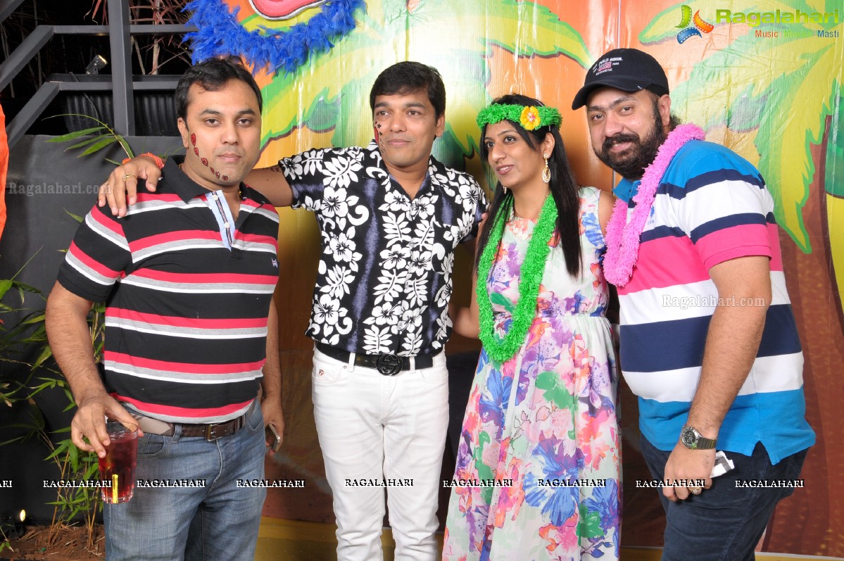 Partyholics Hawain Theme Get Together Party 2014