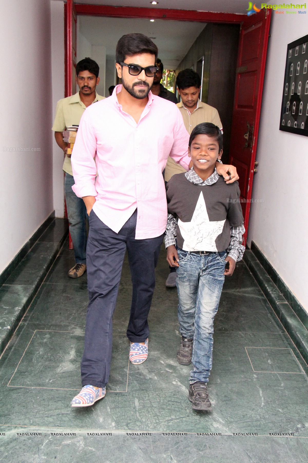 Ram Charan with HIV Positive Child