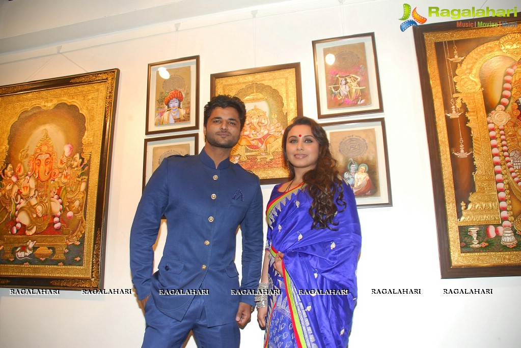Rani Mukerji inaugurates art show An Art Collector's Paradise by artist Suvigya Sharma