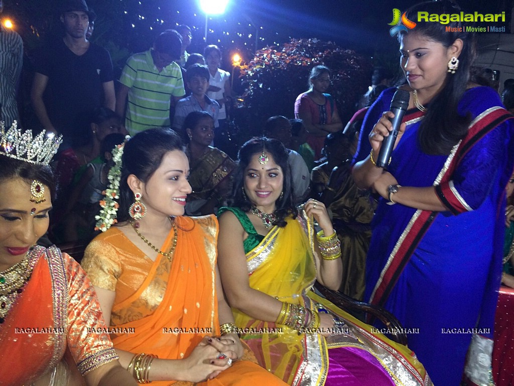 Reshma Rathore celebrates Bathukamma Festival