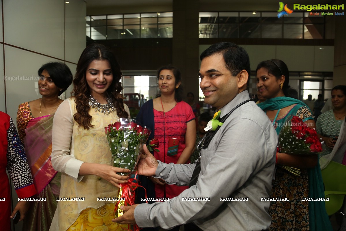 Samantha at Hepatitis B Vaccination Camp for Children at Continental Hospitals