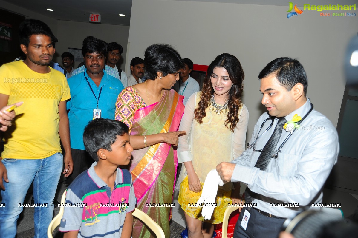 Samantha at Hepatitis B Vaccination Camp for Children at Continental Hospitals