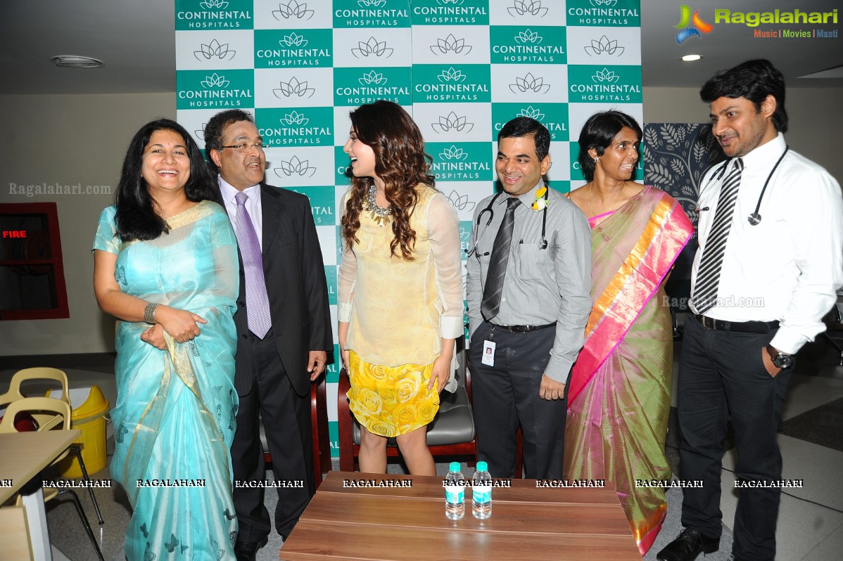 Samantha at Hepatitis B Vaccination Camp for Children at Continental Hospitals