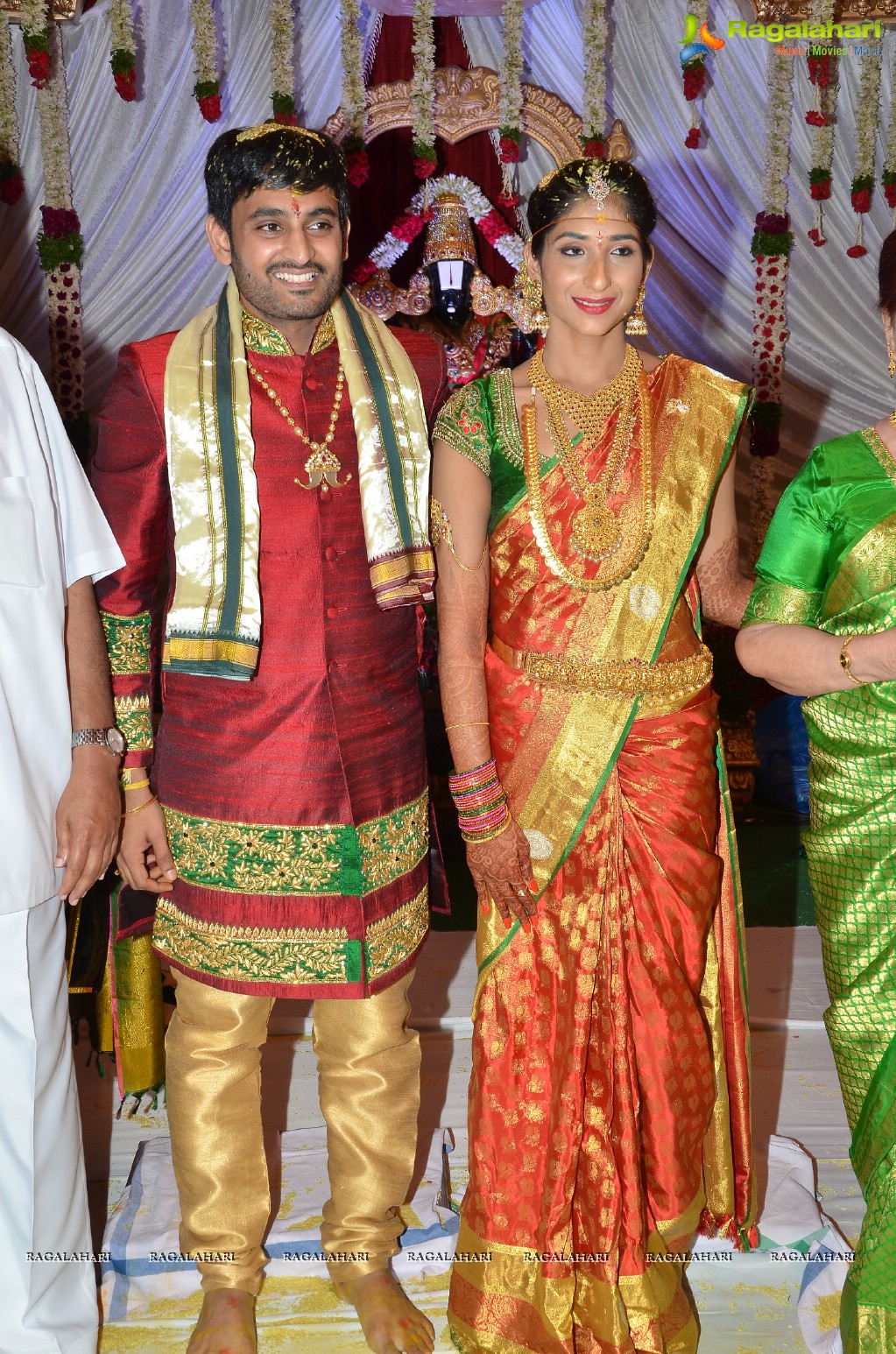 Celebs at Wedding Ceremony of Sri Divya and Sai Nikhilesh, Hyderabad