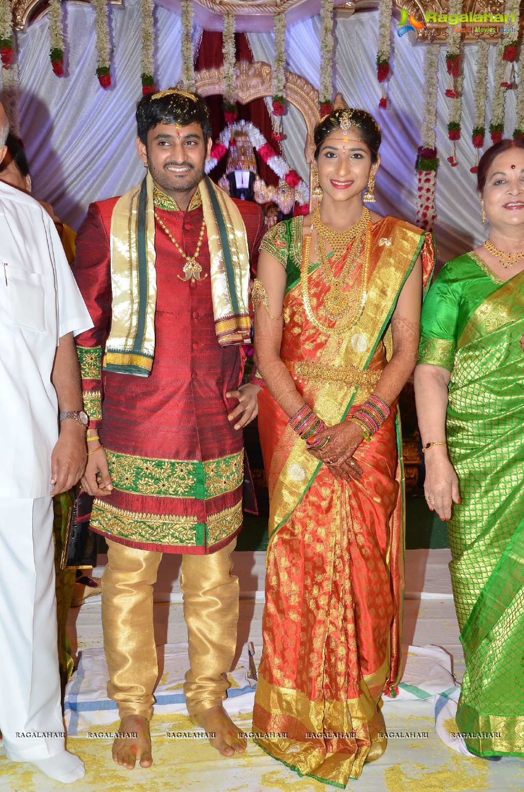 Celebs at Wedding Ceremony of Sri Divya and Sai Nikhilesh, Hyderabad