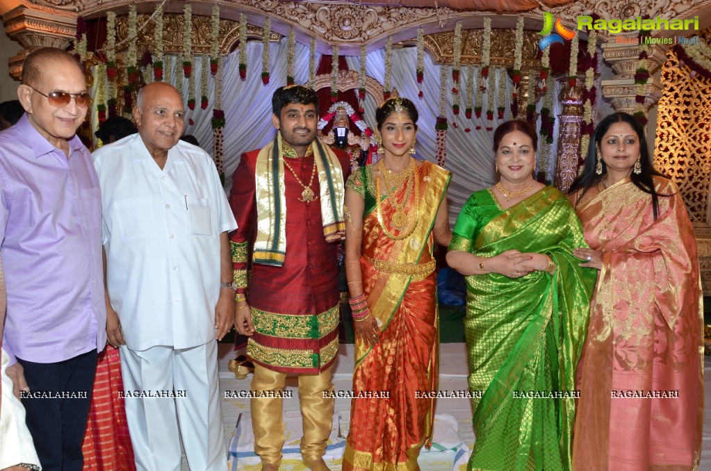 Celebs at Wedding Ceremony of Sri Divya and Sai Nikhilesh, Hyderabad