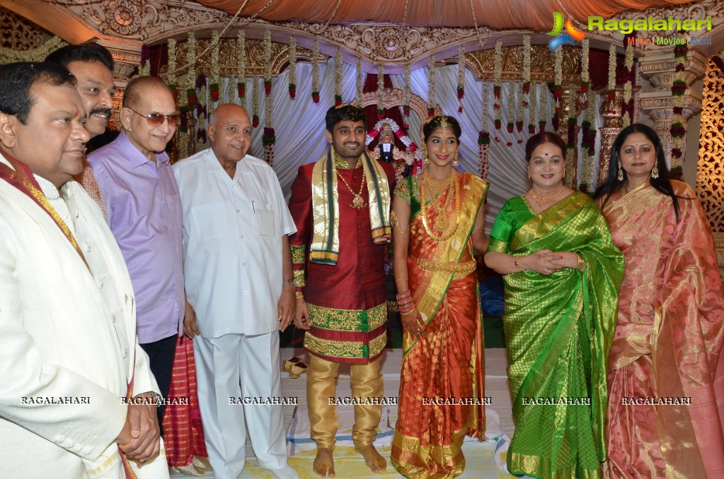 Celebs at Wedding Ceremony of Sri Divya and Sai Nikhilesh, Hyderabad