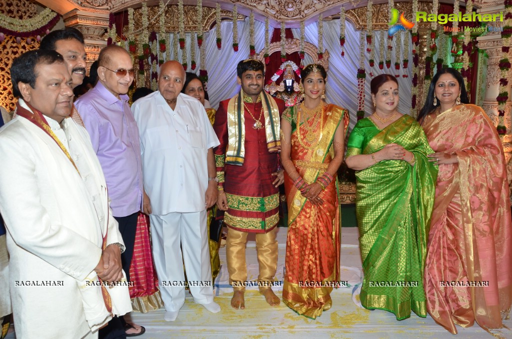 Celebs at Wedding Ceremony of Sri Divya and Sai Nikhilesh, Hyderabad