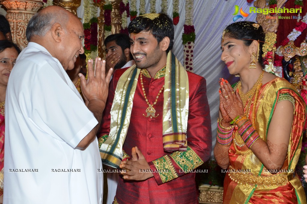 Celebs at Wedding Ceremony of Sri Divya and Sai Nikhilesh, Hyderabad