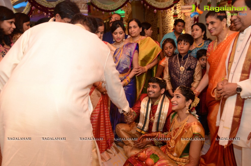 Celebs at Wedding Ceremony of Sri Divya and Sai Nikhilesh, Hyderabad