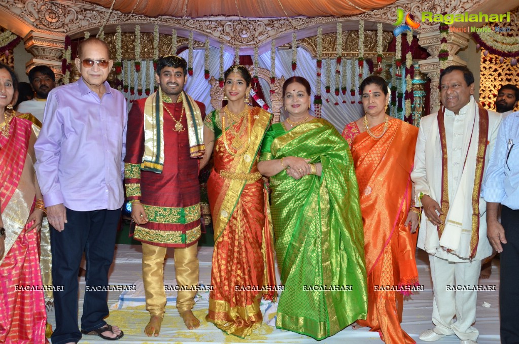 Celebs at Wedding Ceremony of Sri Divya and Sai Nikhilesh, Hyderabad