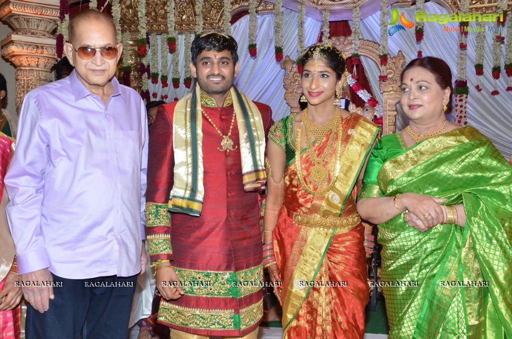 Celebs at Wedding Ceremony of Sri Divya and Sai Nikhilesh, Hyderabad