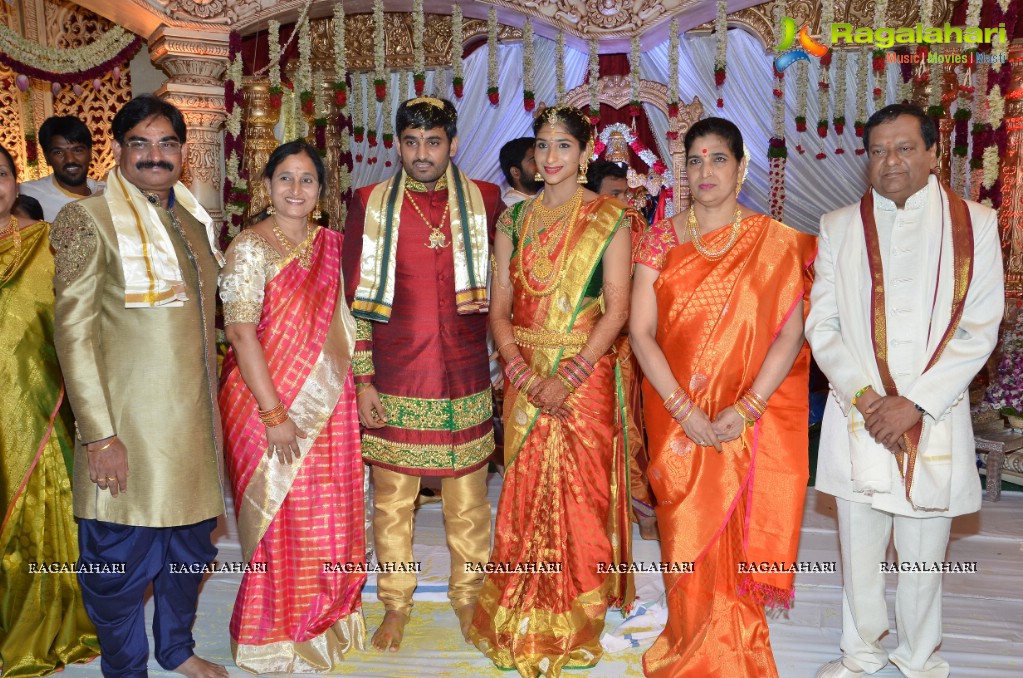 Celebs at Wedding Ceremony of Sri Divya and Sai Nikhilesh, Hyderabad