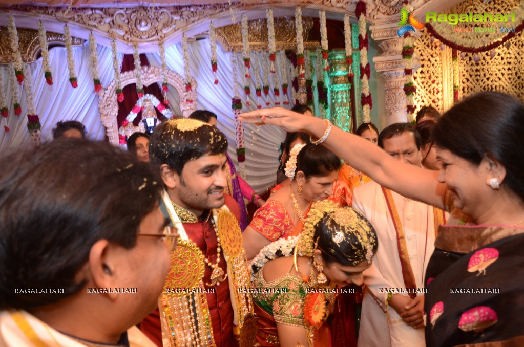 Celebs at Wedding Ceremony of Sri Divya and Sai Nikhilesh, Hyderabad
