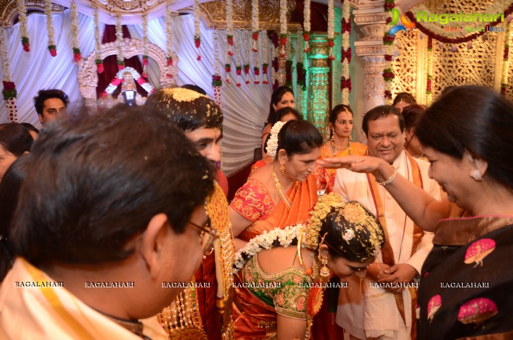 Celebs at Wedding Ceremony of Sri Divya and Sai Nikhilesh, Hyderabad