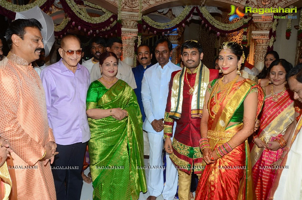 Celebs at Wedding Ceremony of Sri Divya and Sai Nikhilesh (Set 2), Hyderabad