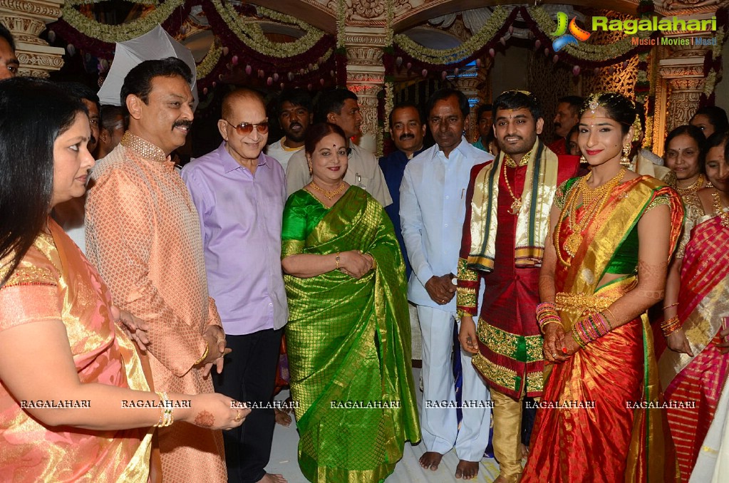 Celebs at Wedding Ceremony of Sri Divya and Sai Nikhilesh (Set 2), Hyderabad