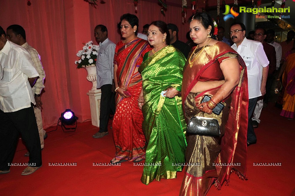 Celebs at Wedding Ceremony of Sri Divya and Sai Nikhilesh (Set 2), Hyderabad