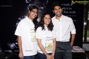 Allu Sirish poses with Bunny Mascot at PETA Stall