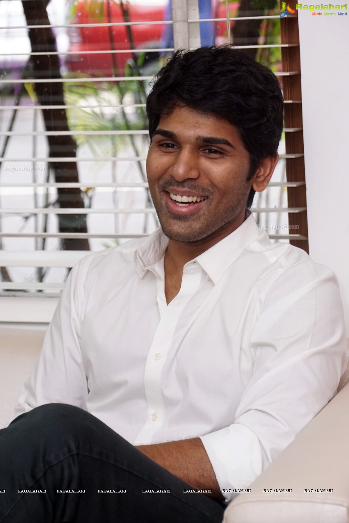 Allu Sirish poses with Bunny Mascot at PETA Stall, Hyderabad