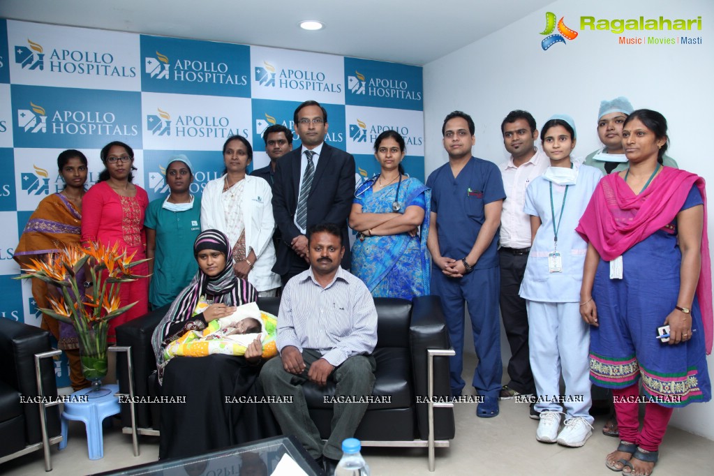 Apollo Hospitals - Successful Cardiac Surgery to a 11 day baby, Hyderabad