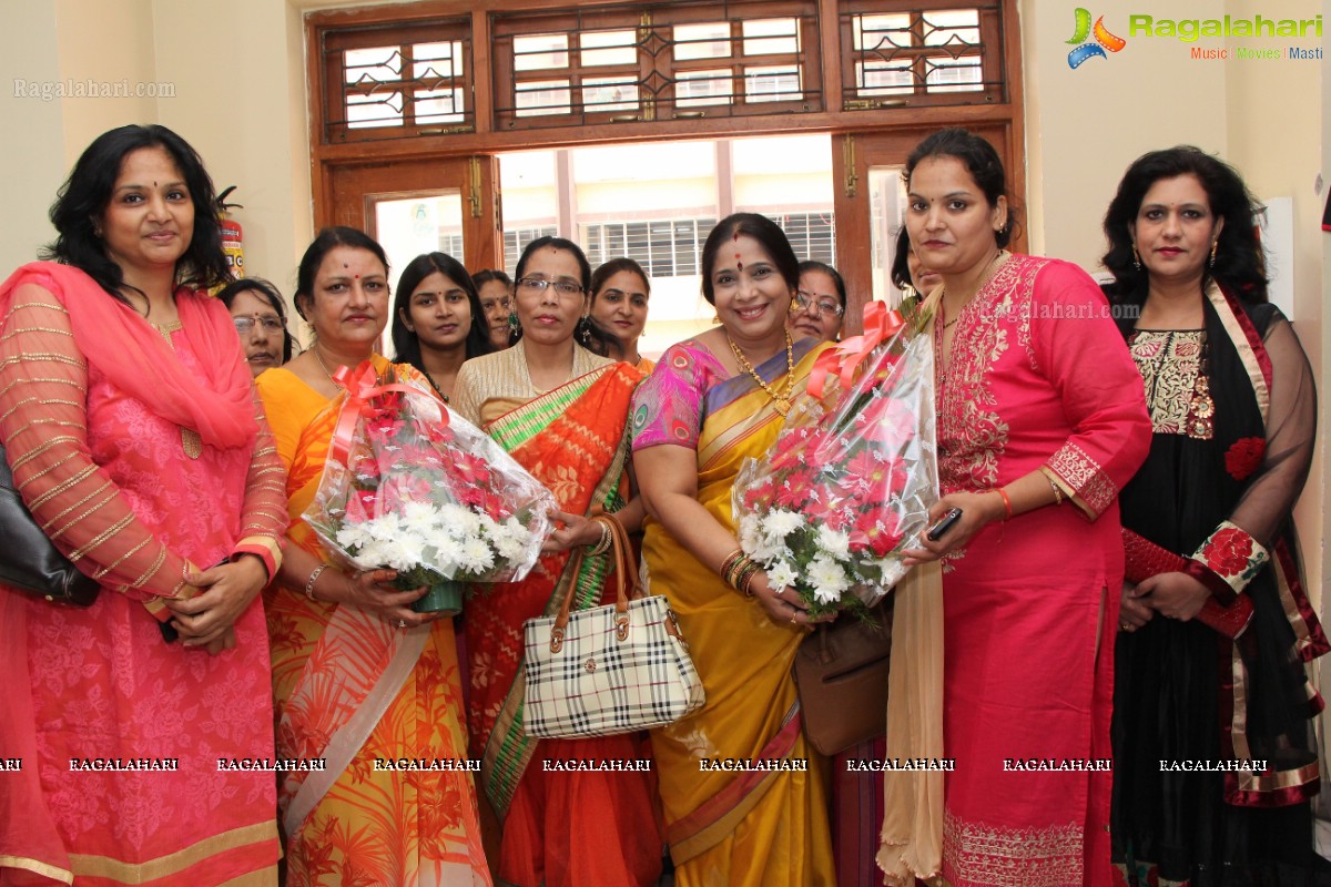 Chaya Devi launches Attitude Exhibition cum Sale at Haryana Bhavan, Hyderabad