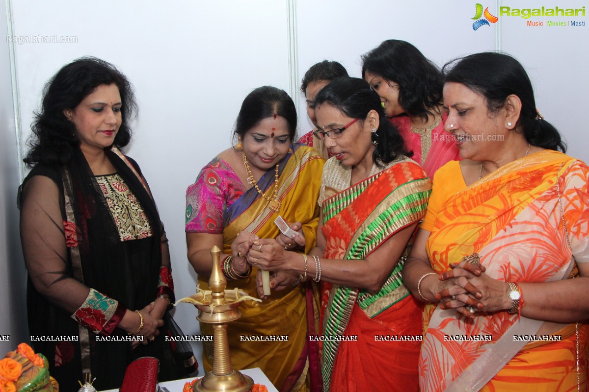 Chaya Devi launches Attitude Exhibition cum Sale at Haryana Bhavan, Hyderabad