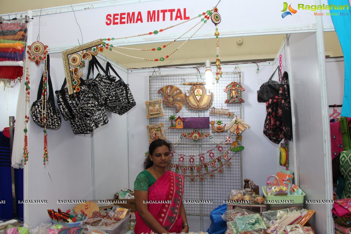 Chaya Devi launches Attitude Exhibition cum Sale at Haryana Bhavan, Hyderabad