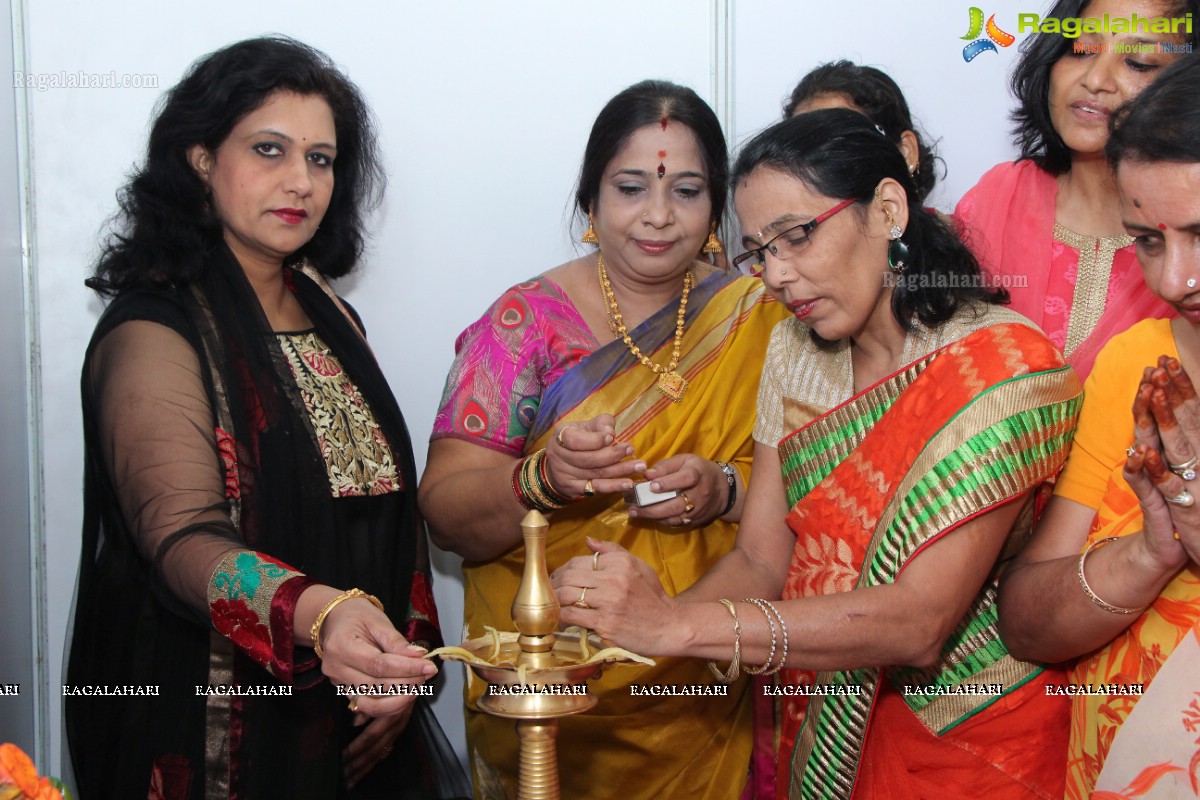 Chaya Devi launches Attitude Exhibition cum Sale at Haryana Bhavan, Hyderabad