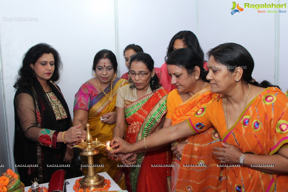 Chaya Devi launches Attitude Exhibition cum Sale at Haryana Bhavan, Hyderabad