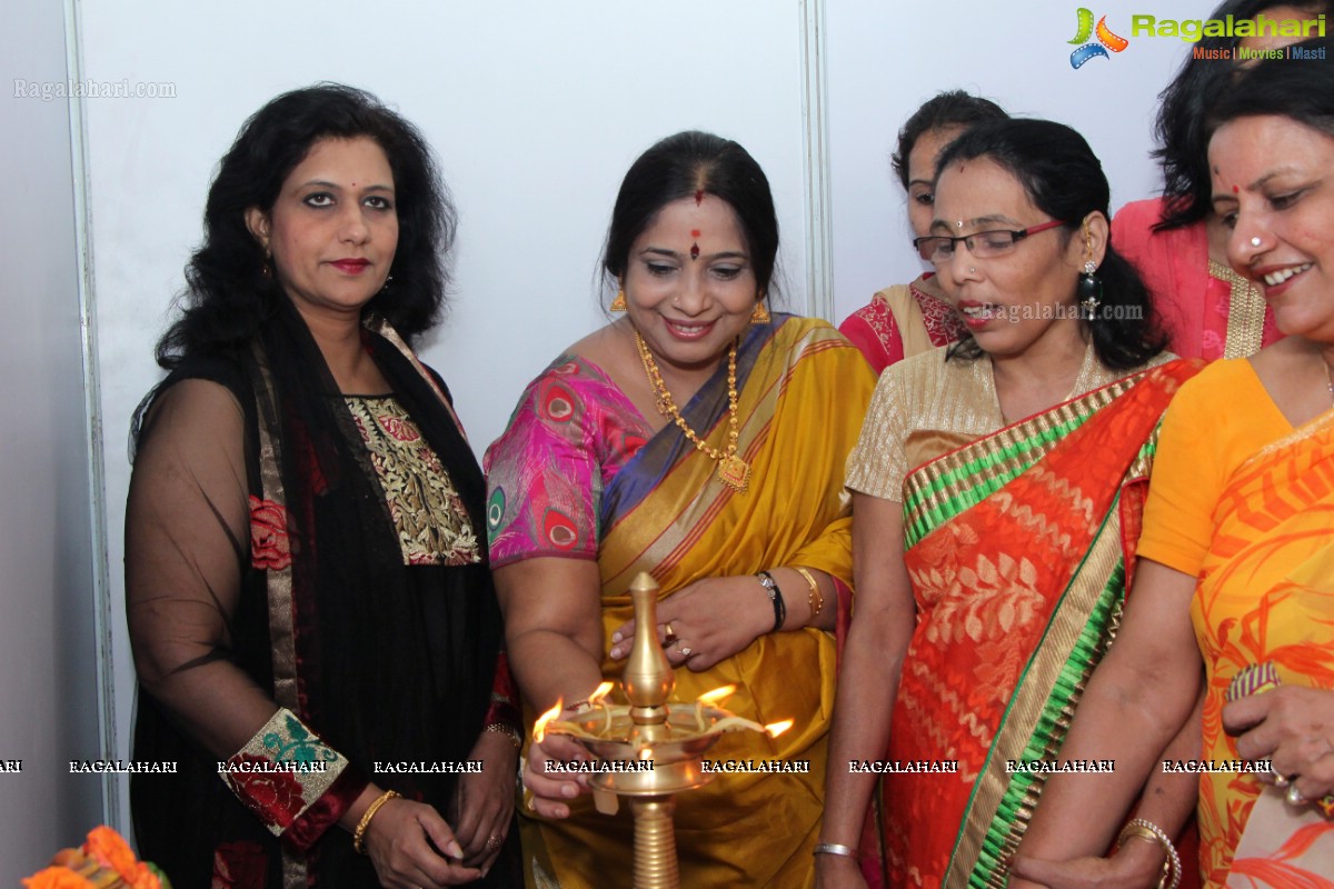 Chaya Devi launches Attitude Exhibition cum Sale at Haryana Bhavan, Hyderabad