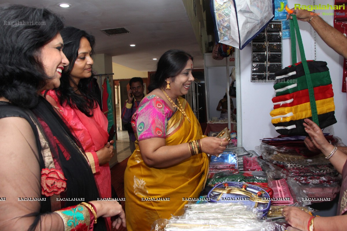 Chaya Devi launches Attitude Exhibition cum Sale at Haryana Bhavan, Hyderabad